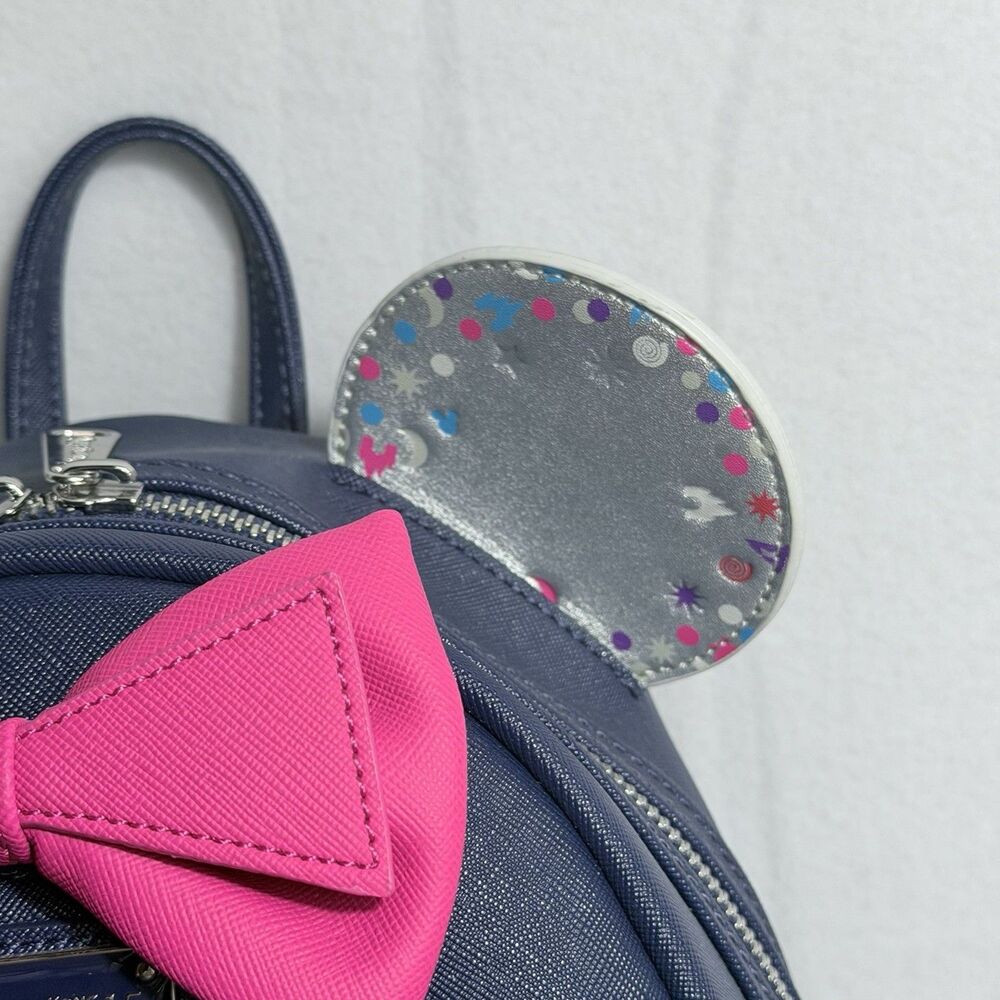 Loungefly Hong Kong Disneyland 15th Anniversary Exclusive Mini Backpack Purse - Picture 11 of 11